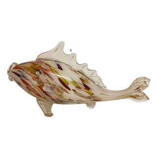 Murano Crystal Fish, Italy, 1970s For Sale