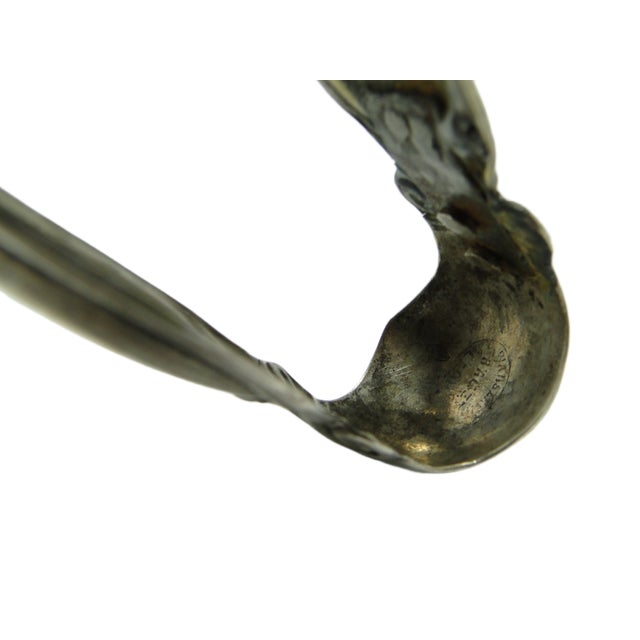Metal Biedermeier Silver Plated Pinsel from Fraget, Poland, 1850s For Sale - Image 7 of 10