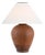 Amber Lewis by Visual Comfort Signature Fischer 36" Table Lamp in Natural Terracotta with Linen Shade For Sale