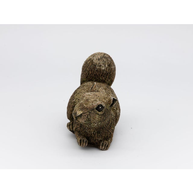 English Composite Stone Squirrel Garden Ornament, English 20th Century For Sale - Image 3 of 7