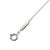 Tiffany & Co. Elsa Peretti 925 and 18k Rose Gold Open Heart Pendant Necklace For Sale In Houston - Image 6 of 10