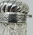 Stunning English heavy gauge Sterling Silver and hand cut full led Crystal lidded jar of generous size, made by renowned...