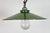 Industrial Green Enamel Light, 1950s For Sale - Image 6 of 17
