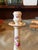 Late 19th Century Dresden Porcelain Rococo Revival Handpainted Single Candleholder For Sale - Image 9 of 10