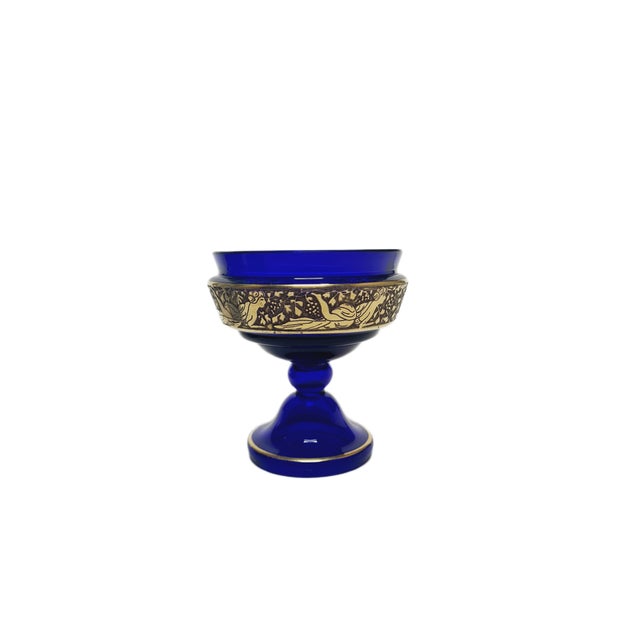 Czechoslovakian Art Deco Bowl from Moser, 1930s, in Very Good conditions. Designed 1920 to 1949 I have official proof of...