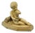 Bacchanalian Putto Child Bacchus Terracotta Sculpture by Bohumil Rezl, Czechoslovakia, 1800s For Sale