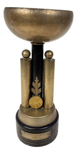 Vintage Italian Brass Sports Trophy, 1920s