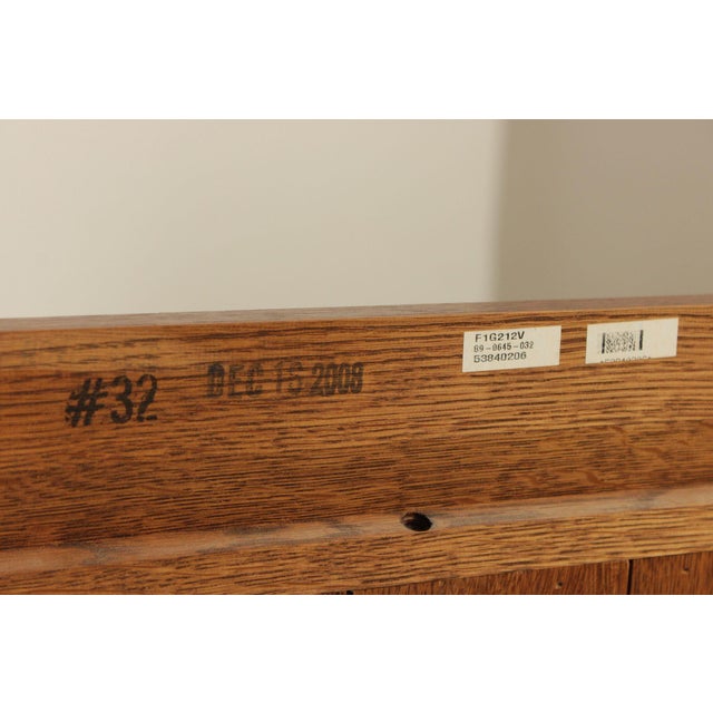 Stickley Mission Collection Oak Two Door Bookcase For Sale - Image 15 of 18