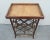 Traditional Regency Style Burnt Bamboo Wine Rack/ Serving Tray Top For Sale - Image 3 of 6