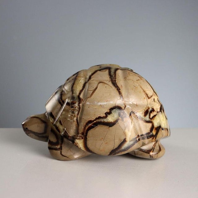 Stone European Sculpture in Septarian Stone For Sale - Image 7 of 9