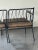 Metal Pair Metal "Ribbon" Chairs in Style of Maurizio Tempistini for Salterini For Sale - Image 7 of 9