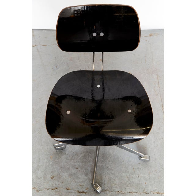 Mid-Century Model SE 40 Swivel Chair by Egon Eiermann for Wilde+Spieth For Sale - Image 13 of 14