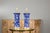 Ceramic Mid 20th Century Mid Century Modern Porcelain Blue and White Table Lamps with Blooming Trees, a Pair For Sale - Image 7 of 12