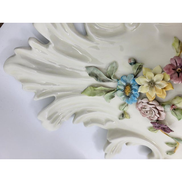 Ceramic Mirror by Corvi for La Farnesiana Parma, 1950 For Sale - Image 17 of 18