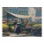 Painting Paris Market Scene Dated 1926 by Alling Clements For Sale