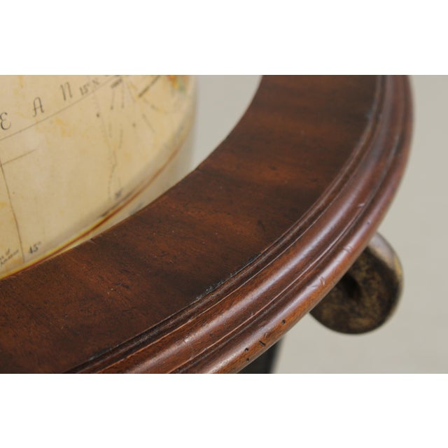 Maitland Smith Replogle Globe on Mahogany Stand For Sale - Image 11 of 16