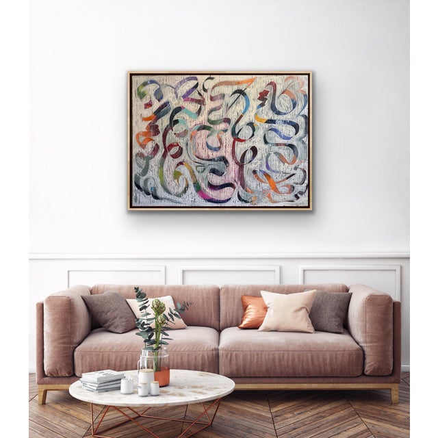 This original abstract painting by artist Pamela Harmon is textured , colorful and will suit a wide variety of decor. It...