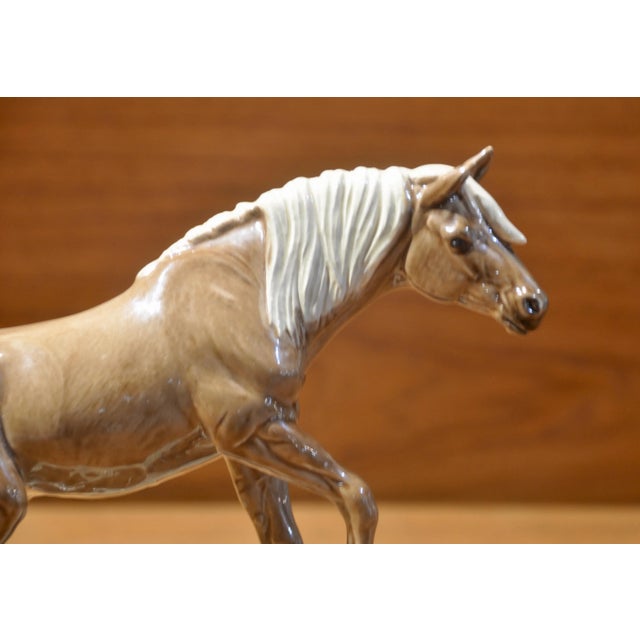 Porcelain Horse Figure, 1970s For Sale - Image 10 of 11