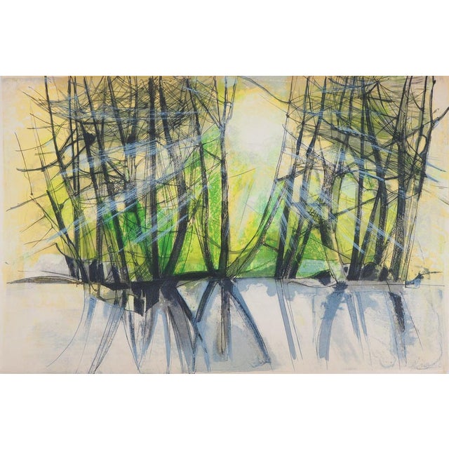Camille Hilaire, Soleil couchant sur L'Andlau, Lithograph For Sale - Image 6 of 6