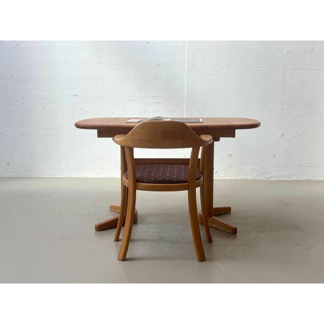 Danish Handcrafted Extendable Dining Table in Alder Wood, 1980s For Sale - Image 15 of 16