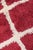 Scandinavian Red and White Cotton Tones Rya Rug For Sale - Image 4 of 6