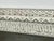 Off-white Embossed Geometric Pattern Wall Mirror For Sale - Image 8 of 12