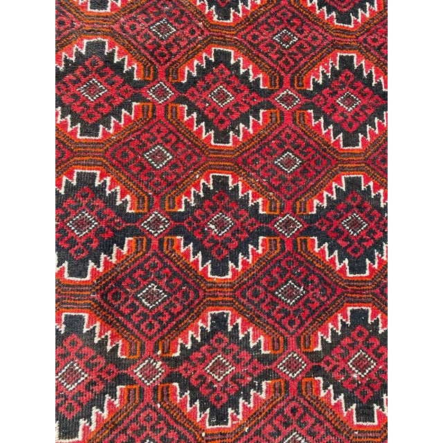 Vintage Wool Baluch Rug, 1950s For Sale - Image 11 of 18