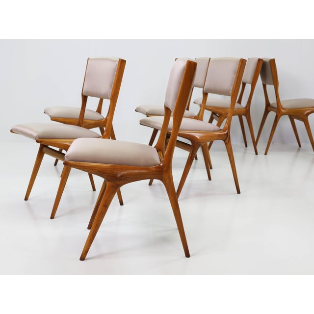 Dining Chairs by Carlo De Carli for Cassina, Italy, 1954, Set of 12 For Sale - Image 12 of 18