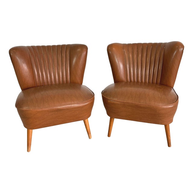 German Cocktail Chairs, a Pair For Sale