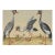 "Three Herons" - Hand Watercolor Engraving by Nicolas Robert For Sale