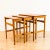 Amber 1950s Original Hans Wegner Teak & Oak Mid Century Danish Nesting Tables - Set of 3 For Sale - Image 8 of 12