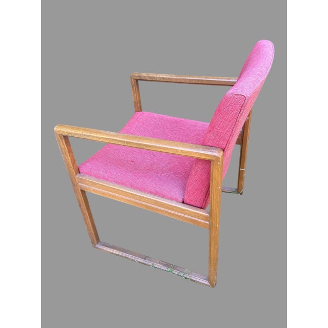 Mid 20th Century Mid 20th Century Pair Vintage Mid Century Modern Arm Chairs For Sale - Image 5 of 11