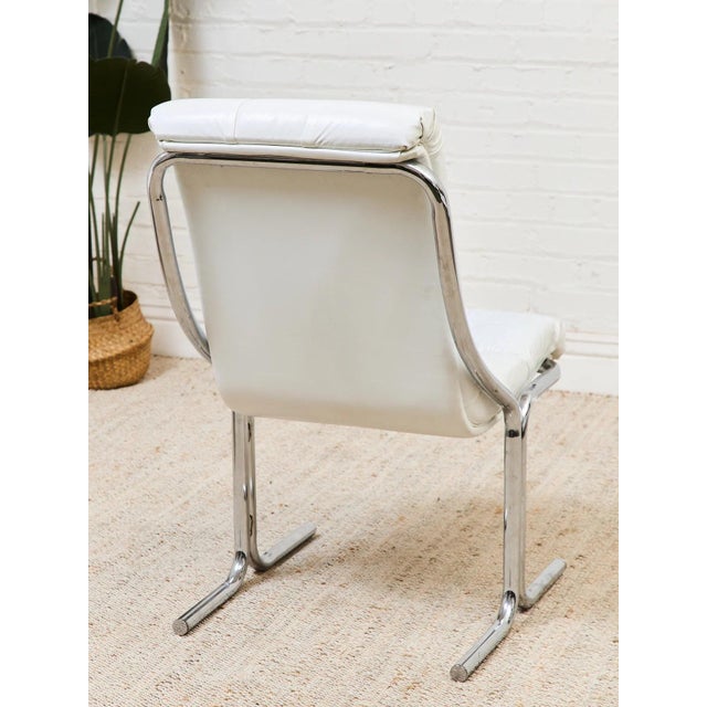 1970’s Daystrom Chrome Cantilever Chairs For Sale - Image 12 of 12