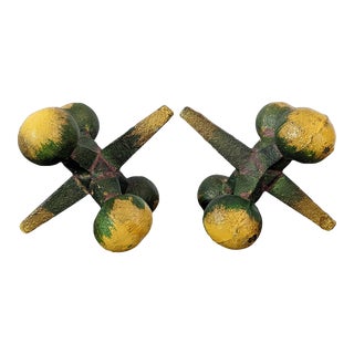 Mid 20th Century Vintage Cast Iron Jax Bookends - Set of 2 For Sale