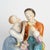 Early 20th-century porcelain figurine set. Hungarian porcelain figurine set, signed Herend, 20th century. H: 16 cm, W: 13...