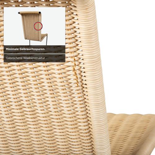 B20 Chairs in Wicker and Chrome from Tecta, Set of 4 For Sale - Image 5 of 9