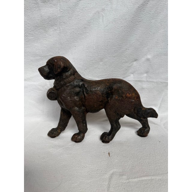 1930s Saint Bernard Door Stop For Sale - Image 5 of 10