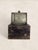 Metal Antique English Small Black Metal Box For Sale - Image 7 of 7