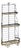 French Boulangerie Stand or Baker's Rack of Wrought Iron and Brass For Sale