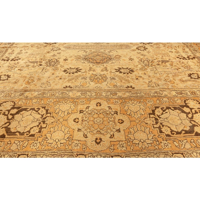 Oversized Antique Indian Amritsar Rug For Sale - Image 4 of 9