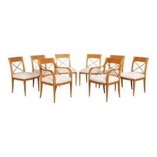 Michael Vanderbyl for Baker Furniture 'Archetype' Dining Chairs - Set of 8 For Sale