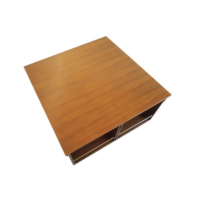 Italian Walnut Coffee Table from Bernini, 1960s For Sale - Image 3 of 18