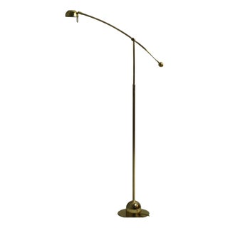 Brass Floor Lamp from Massive, Belgium, 1980s For Sale