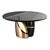 Metal "Populaire" Round Table With Bronze and Stainless Steel, Handmade For Sale - Image 7 of 7