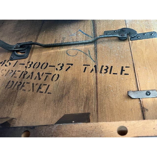 1960s Drexel Esperanto Mid-Century Modern Hexagonal Low Dining & Game Table With 4 Chairs For Sale In Seattle - Image 6 of 17