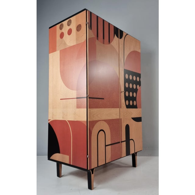 Vintage Wardrobe in Ash, 1970s For Sale - Image 4 of 14