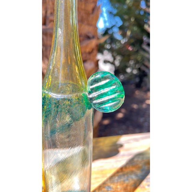 Set of Two Mid 20th Century Wind Pipes Series Bud Vases by Bertil Vallien for Kosta Boda For Sale In Orlando - Image 6 of 8