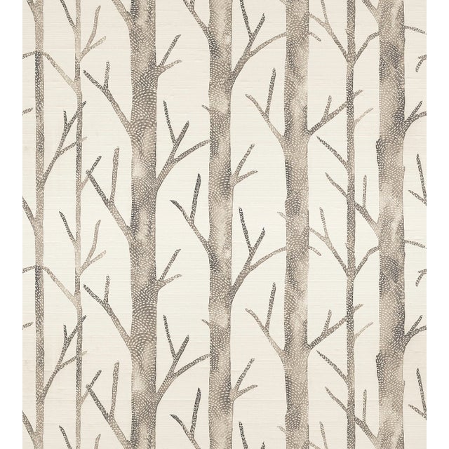 The House of Scalamandré Everett Silk Wallcovering, Bark For Sale