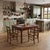 20th Century Extendable Dining Table in Walnut and Oak Wood For Sale - Image 3 of 15