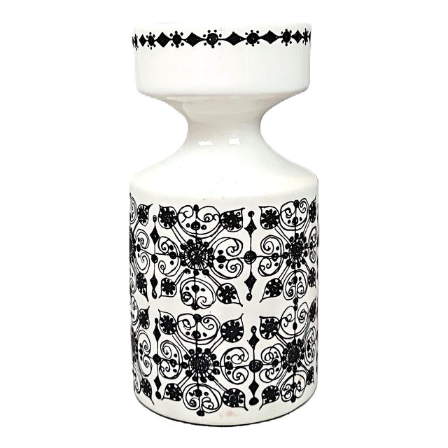 Saga Vase and Candleholder by Turi Gramstad for Figgjo Flint, Norway, 1970s. For Sale